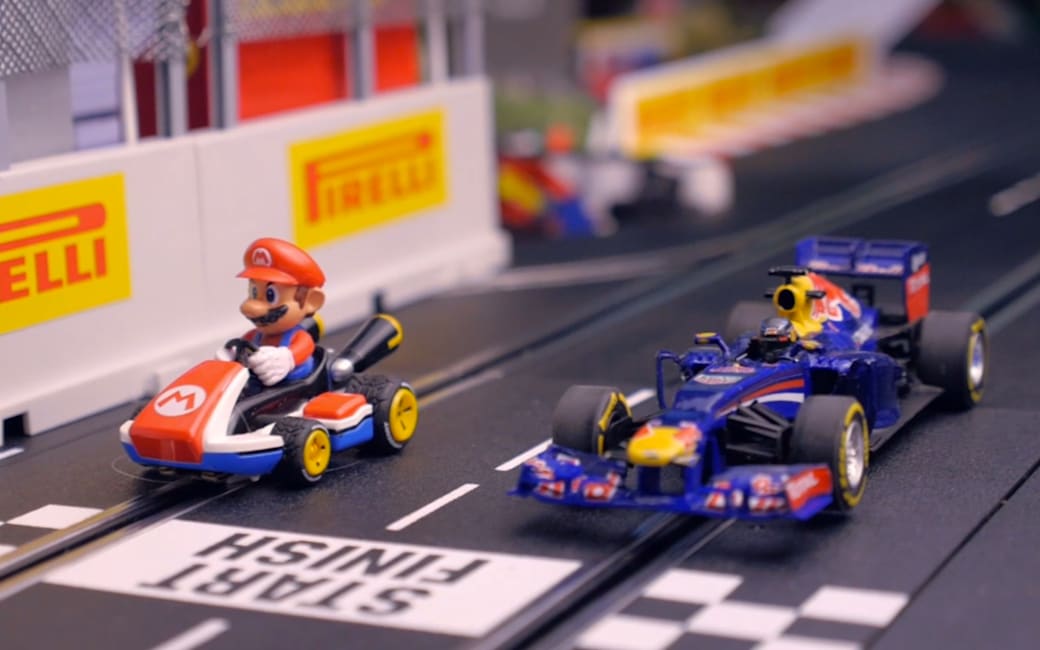 super mario slot car track