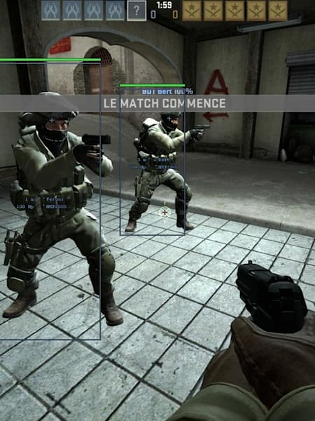 Le jeu vidéo FPS Counter-Strike : Global Offensive est sorti en 2012.