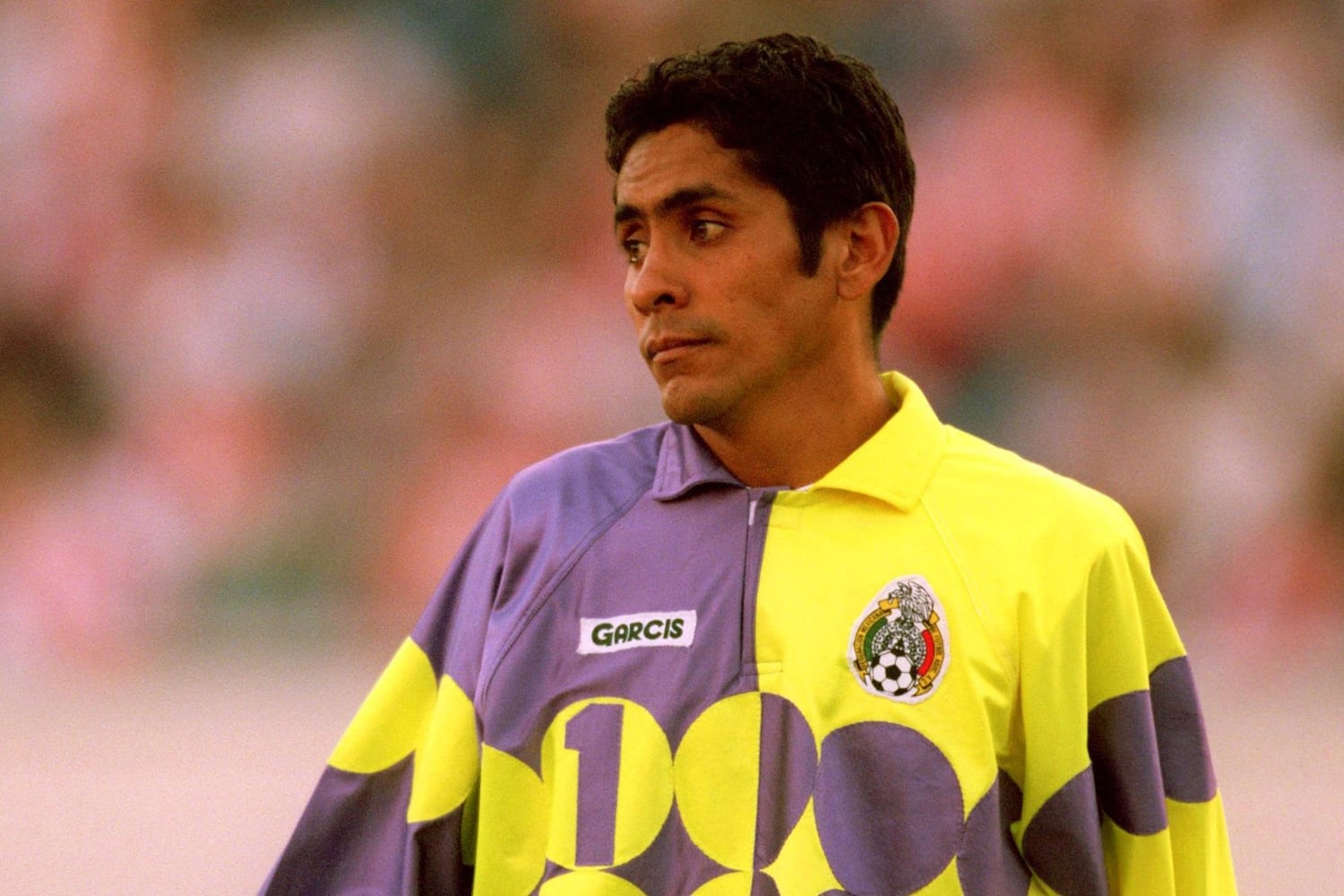 Campos como goleiro, também um ótimo atacante
