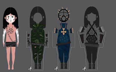 The scariest and most full-on of all the metal fashions can be found worn by black metal bands. Think corpse paint, painful looking piercings, spikes and pagan symbols.