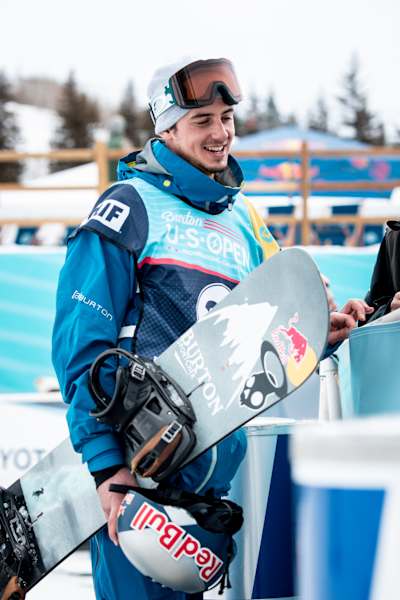 Mark McMorris after making finals in his last run at the Burton US Open '19