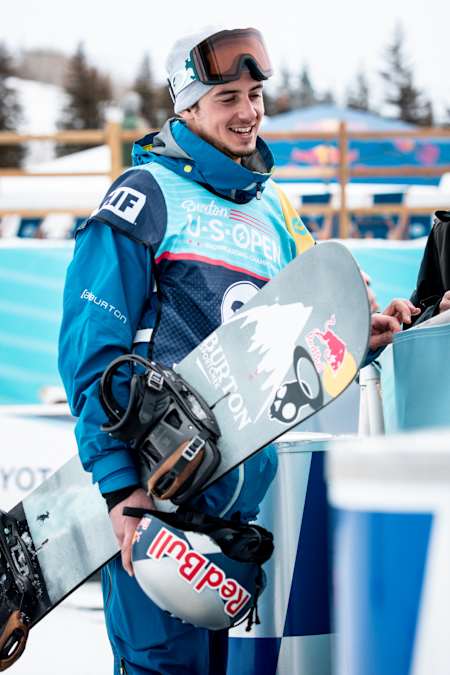 Mark McMorris after making finals in his last run at the Burton US Open '19