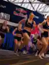 The Elite 15 competitors kick off at the Hyrox Major in Amsterdam, Netherlands, October 2024