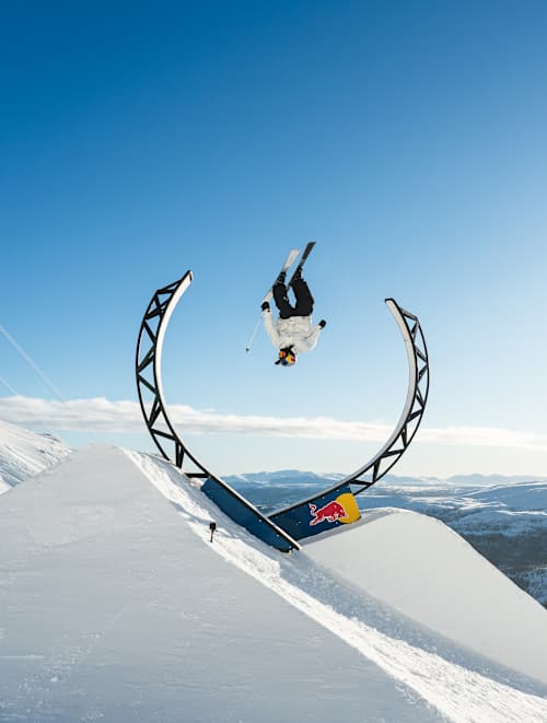 On February 7, 2024, Jesper Tjäder executes the world's first open loop (a loop gap rail) in Åre, Sweden, defying gravity once again
