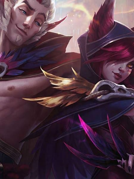 An image of Xayah and Rakan in League of Legends