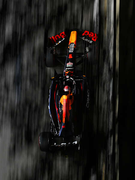 Max verstappen of Oracle Red Bull Racing  on track during the F1 Grand Prix of Singapore at Marina Bay Street Circuit on September 21, 2024.