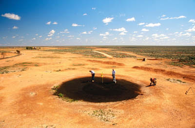 Nullarbor Plain in western South Australia