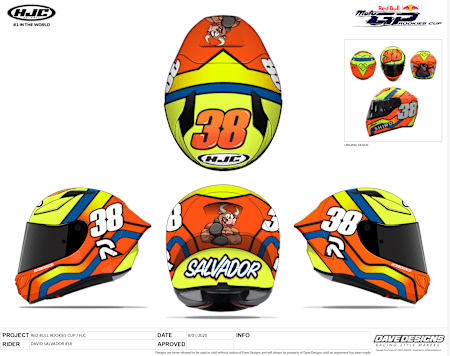 David Salvador - Helmet Design 2020