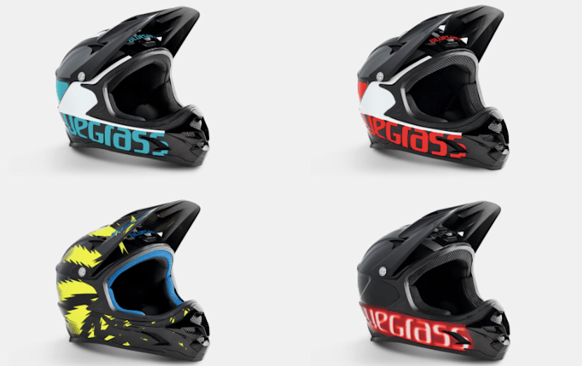 100 mtb helmet full face