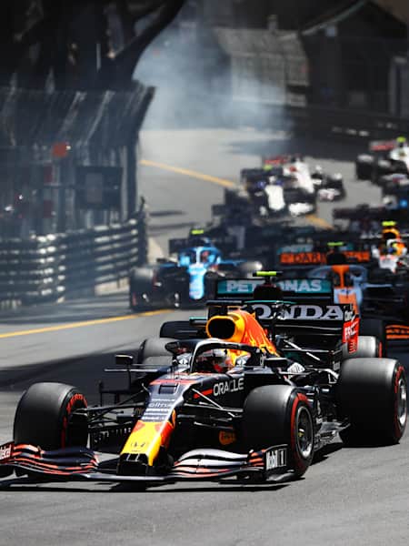 Il via del GP di Monaco 2021