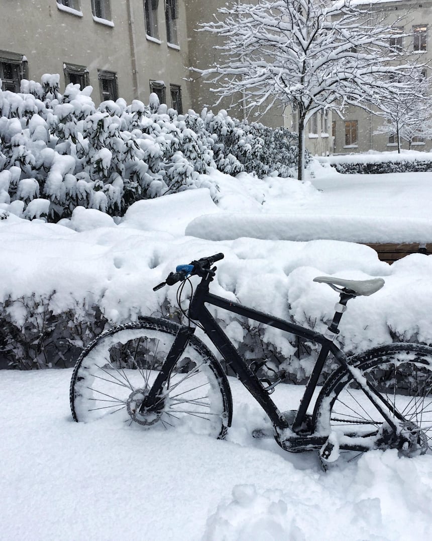 winter commuting
