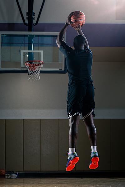 Lethal Shooter s'entraîne au basket-ball au Riverside EpiCenter à Atlanta.