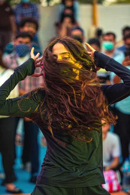 Sarah's first public performance at Our Culture Vol. 4