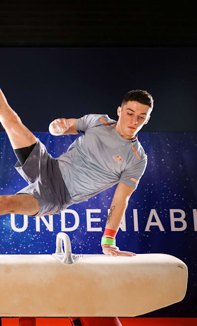 Pommel horse athlete Rhys McClenaghan.