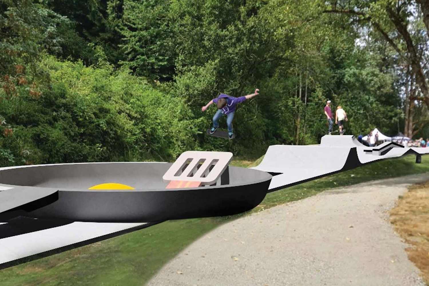 Skateparks raros paella gigante y huevos con bacon