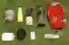 Kit laid out ready for a microadventure.