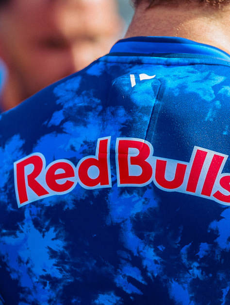 Newcastle Red Bulls wordmark featured on the back of 2026-27 training top