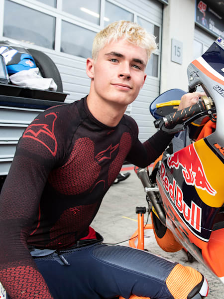 Cormac Buchanan in the pit lane of Red Bull Ring 2022