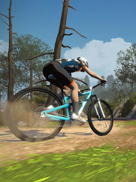 VTT Zwift application v lo qui convient aussi au VTT