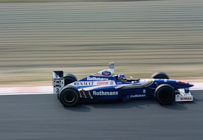 Jacques Villeneuve, vencedor en Barcelona en 1997, con Williams.