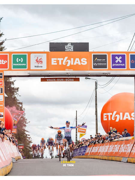 Laurence Pithie wins the 3rd stage of the Tour de Wallonie