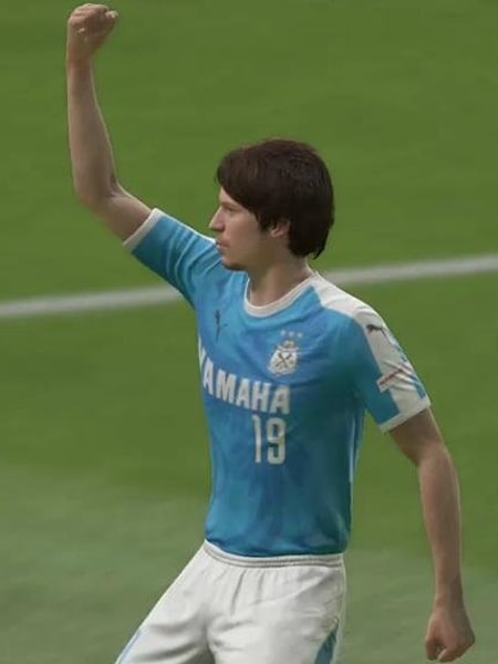 An image of a striker in FIFA 19 Pro Clubs