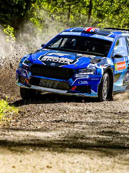 Allen set the timing screens alight with fastest Qualifying Stage time