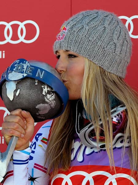 リンゼイ・ボン直筆サイン入り超 特大写真…Lindsey Vonn vonn-in-full-attack-mode-on-