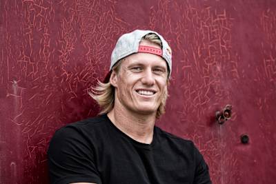 Dominik Gührs poses for a portrait during the Wake Crane project in Pula, Croatia on September 15, 2016