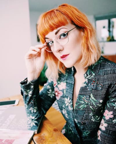 Lucie Kerley, founder of website Lucie Loves, poses for a photo