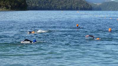 The rugged surroundings of Lake Okataina