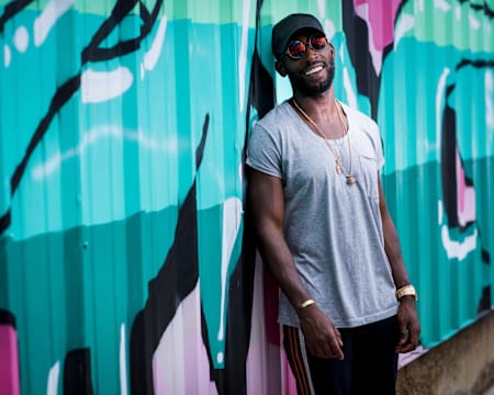 Portrett av Tinie Tempah under Red Bull Culture Clash i 2017