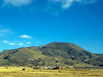 Montañas del Altiplano Boliviano.