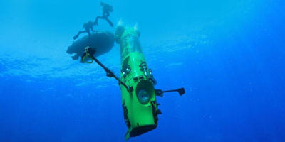 Das berühmte U-Boot "Deepsea Challenger"