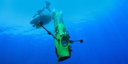 Das berühmte U-Boot "Deepsea Challenger"