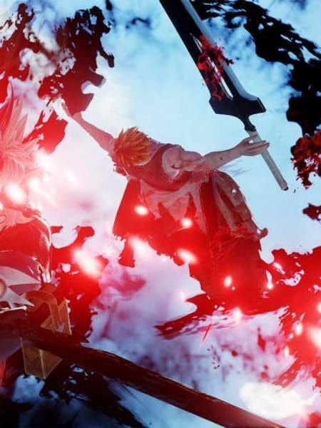 A screenshot of Asta’s demon form in Jump Force.