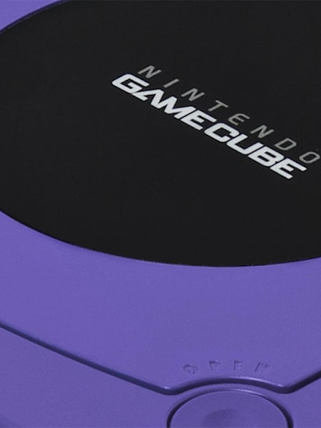 A photo of the Nintendo GameCube