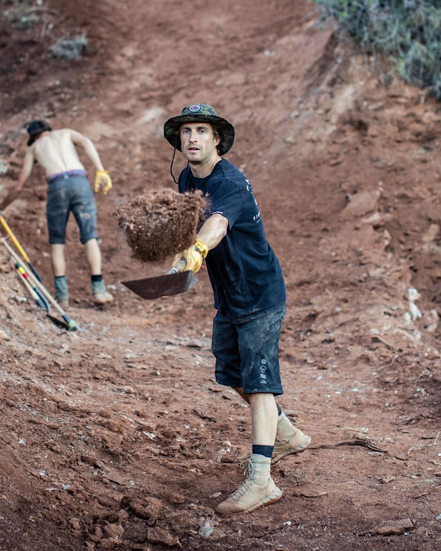 building mountain bike jumps