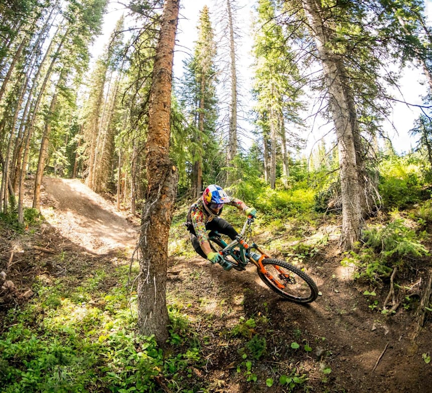 enduro mtb rider