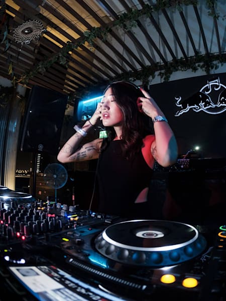 Peggy Gou performs at Red Bull Music Academy Weekender at the Steigenberger Hotel in Dubai.