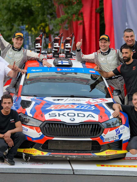 Rally Poland victory was a first for leading Portuguese team in the ERC