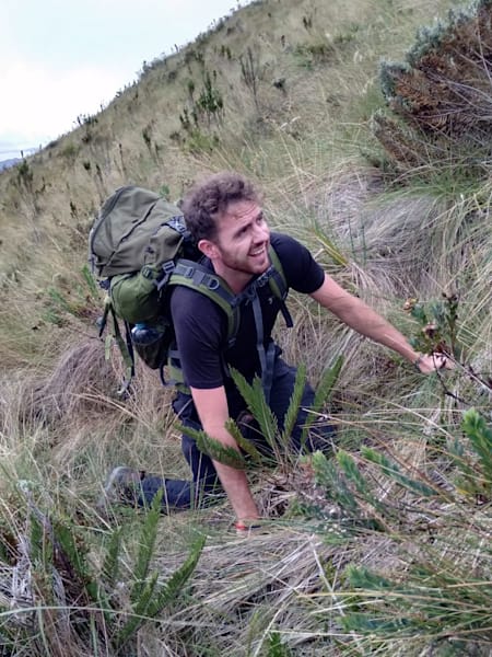 Tom Palmer seen during Colombia's Top Ten on Nevado De Huila, Colombia on September 28, 2019