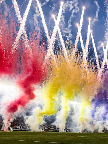 WEST STAND FIREWORKS