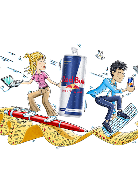 Į darbus su RED BULL!