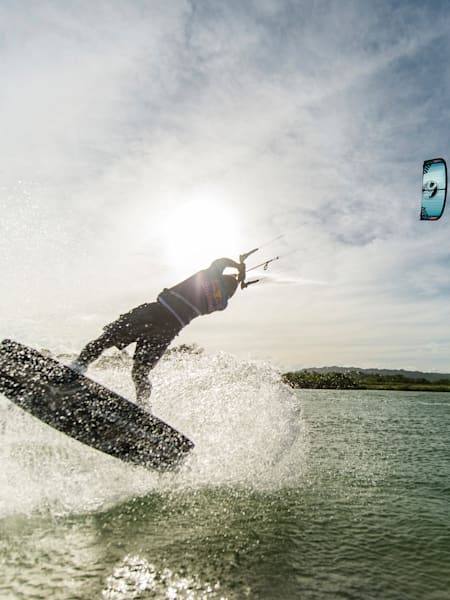 Adeuri Corniel performs on "La Boca" at Yasica River, in Cabarete, Dominican Republic on January 19, 2021.