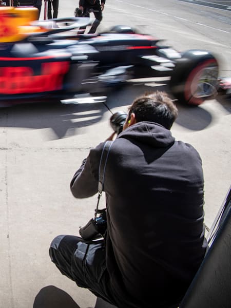 Behind the scenes of Aston Martin Red Bull Racing Formula 1 in Austin, Texas on November 1, 2019.