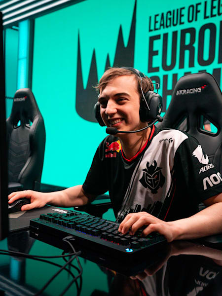 A picture of Rasmus ‘Caps’ Winther during the 2020 LEC Spring Split.