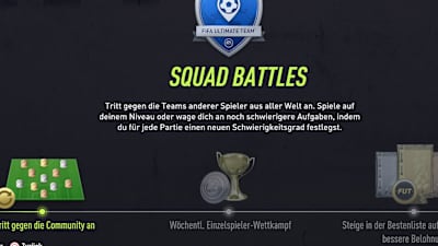 Squad Battles in FIFA 22 Ultimate Team