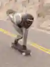 Downhill-Skateboarder Erik Lundberg