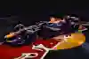 The 2026 Oracle Red Bull Racing Formula One car is revealed in Detroit, showcasing a striking new livery for the upcoming season.